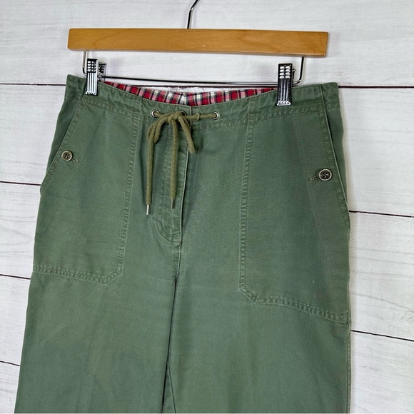 Lauren Ralph Lauren Women's Vintage Green Military Ankle Cargo Pants Size 4 - Picture 3 of 9